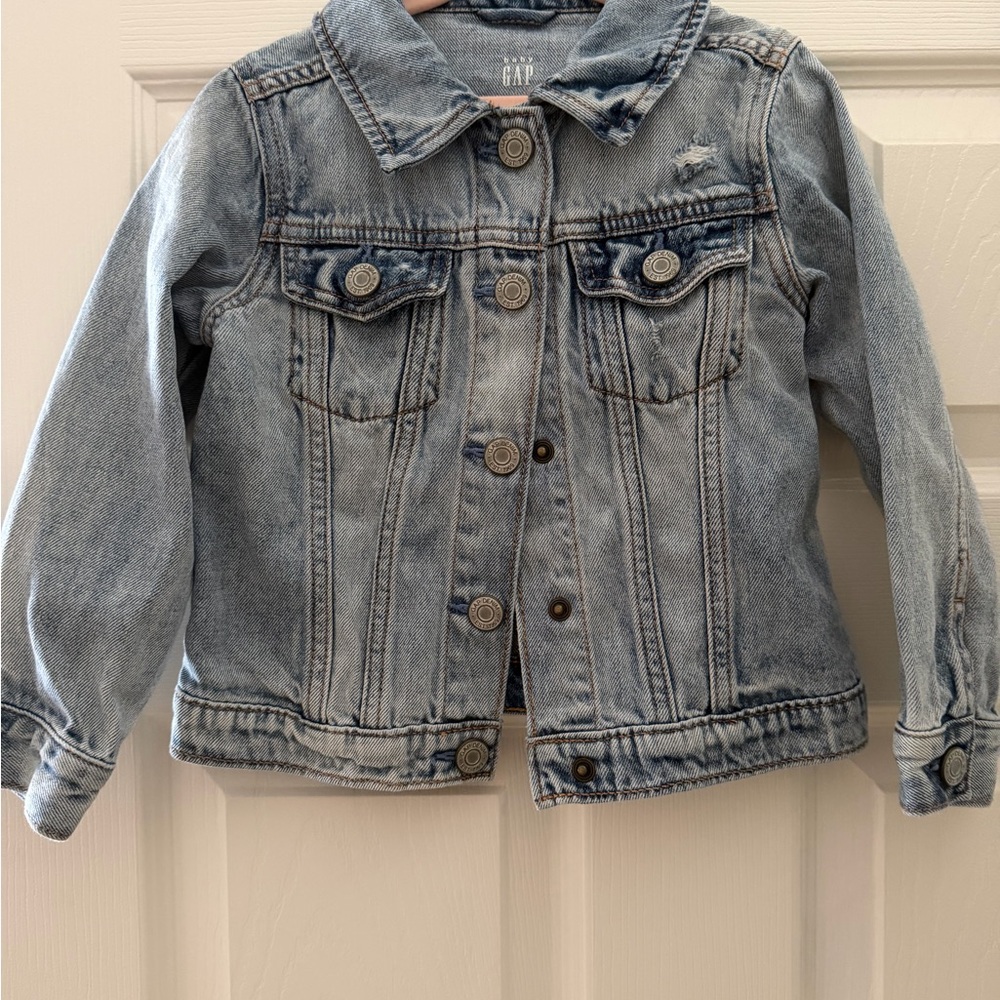 GAP Light Wash Kids Denim Jacket
